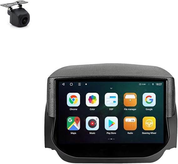 Android 9 Inch Touchscreen Car Radio Stereo for Ford Ecosport Eco Sport 2014-2018 with Carplay Android Auto GPS Navigation with BT 4G/WiFi USB Mirror Link FM Auto Parts(4+64G)