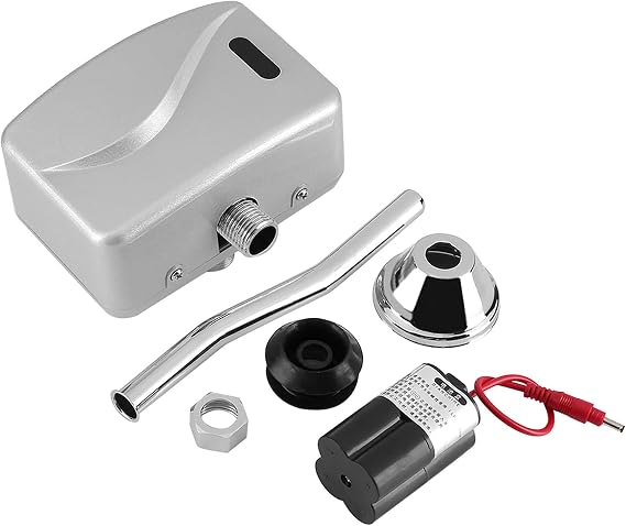 Urinal Flusher, Automatic, Infrared, Flushing Valve, Wall Mounted, Automatic Sensor, Flush Valves, DC 6V, for Bathroom, Toilet, Flushing Fittings, WC