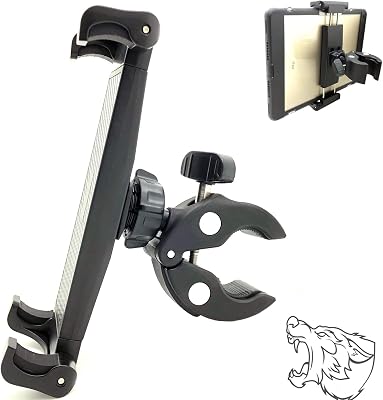 Lycan Series Marine Boat Tablet & Smartphone Pole handle bar Boat Helm Rail Holder Mount for i Pad Pro 12.9 10.5 9.7 Air Mini GalaxyTab Phone 17 16 15 Pro Max Plus S25 Pixel Surface Pro Slate