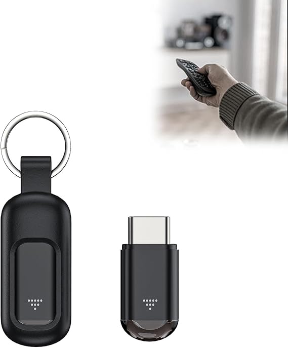 Hacking Device, Hacker Tool, Hacking Tool, Infrared Controller, Smartphone Ir Remote Controller (Black, for Type C)