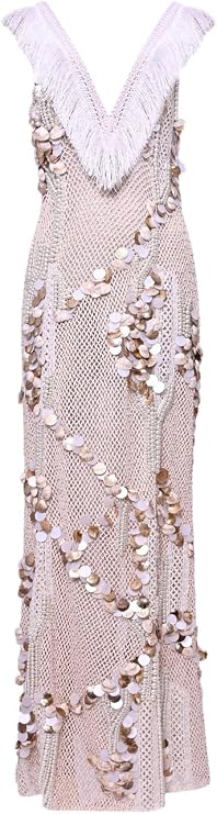 Seashell Embroidery Gown