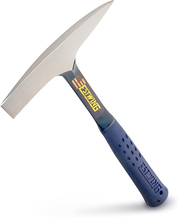 ESTWING WeldingChipping Hammer - 14 oz USA Made Slag Removal Tool with Forged Steel Construction & Shock Reduction Grip - E3-WC