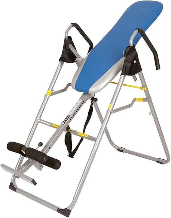 Handstand Machine Gravity Inversion Table Heavy Duty Reverse Machine Adjustable Protective Strap Back Stretcher Trainer Foldable Back Pain Relief