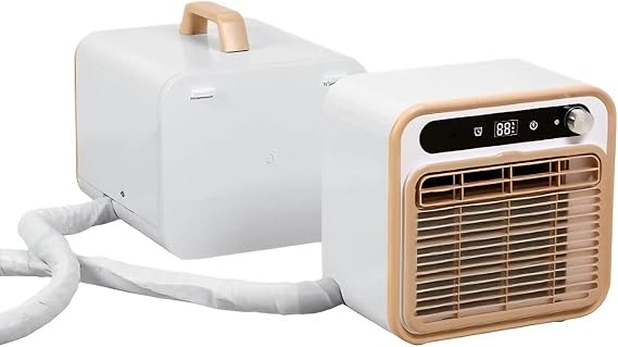 Quiet Split Portable Air Conditioner, 5000 BTU Smart Cooling Unit with Touch Control, 12H Timer, Multi-Scene Use for Bedroom/Office/RV(Size:with 1.5-meter connecting pipe)
