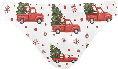 Mens Christmas Car Swim Briefs Bikini Swimsuit S A2306395