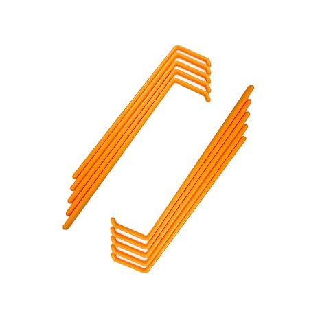 Cell Spreaders, L-Shaped, Sterile, Orange, Bulk Package, 500Pcs