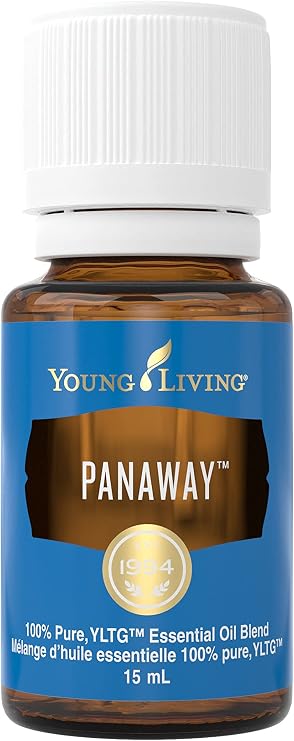 Young Living PanAway Essential Oil Blend | 15 ml | Cooling Minty Herbal Aroma for Diffusers, Massage & Aromatherapy | Wintergreen, Peppermint, Clove & Helichrysum Blend | Seed to Seal Quality