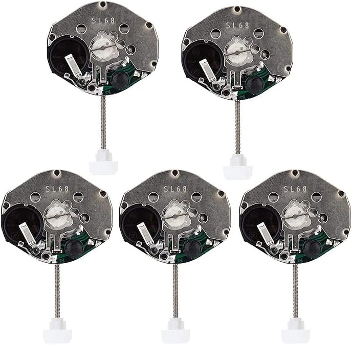 Watch Movement, 5Pcs SL68 Quartz Watch Movement Accessories Repairing