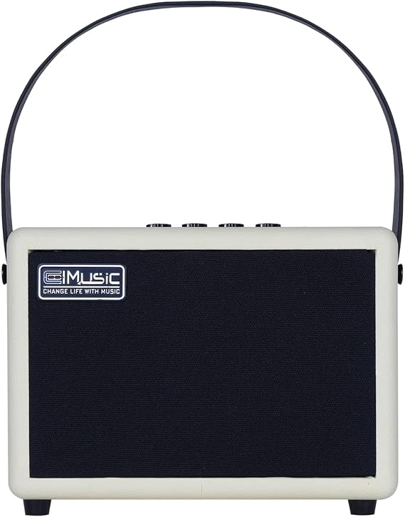 COOLMUSIC Unique 10G 10W Wireless Electric Guitar Amplifier with Wireless connectivity, Distortion Effects, Portable Practice Amp for Home and Music Party