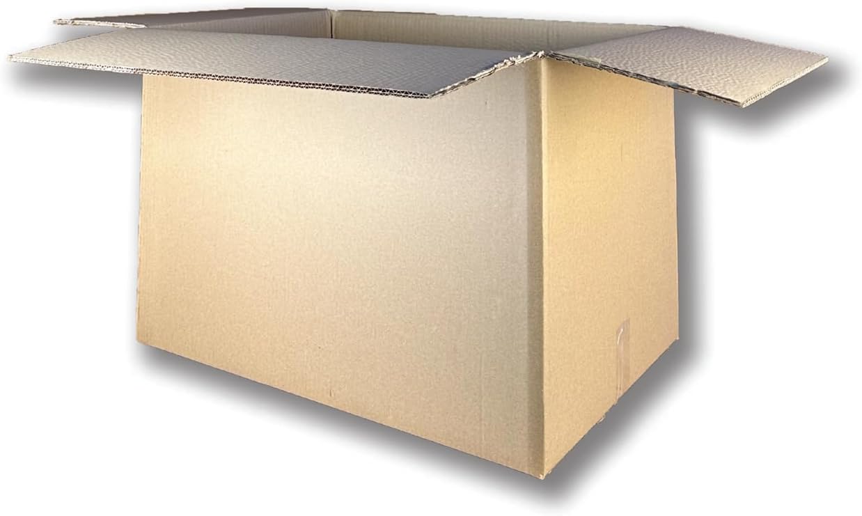 60x40x40 Sturdy Carrying Box Double Corrugated Empty Box, Cardboard Box, Dowry Box, Moving Box 3 Pieces