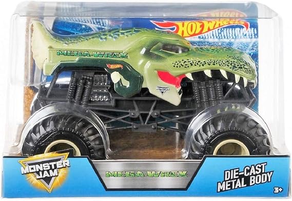 Hot Wheels Monster Jam Mega Wrex Vehicle, 1:24 Scale