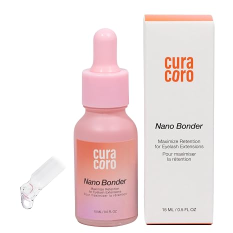 Curacoro Nano Lash Bonder for Lash Extensions Glue Accelerator 15ml