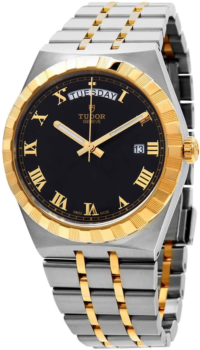 Tudor Royal Automatic Black Dial 41mm Watch M28603-0003, Black, Modern, Black, Modern