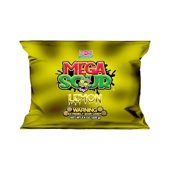Barnett's Mega Sour Lemon Bon Bons 250g