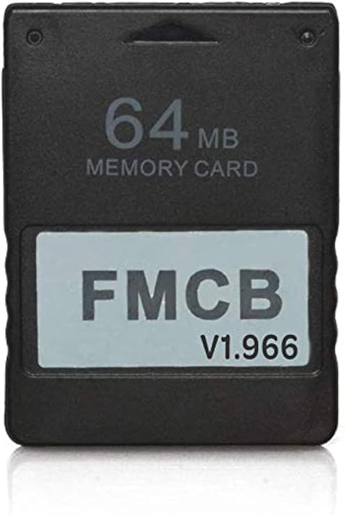 PS2 Memory Card FMCB 64MB for PlayStation 2 PS2,Just Plug and Play, Free Mcboot Your PS2