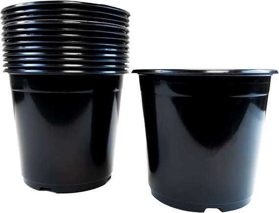 Viagrow VHPP100-12 VHPP Nursery Pot, 1 Gallon, Black