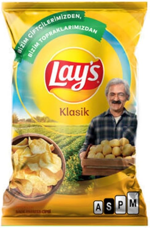 Lay's Klasik Sade Patates Cipsi, Süper Boy 107 g, 8 Adet TYBRN9ULWCZTOZE758