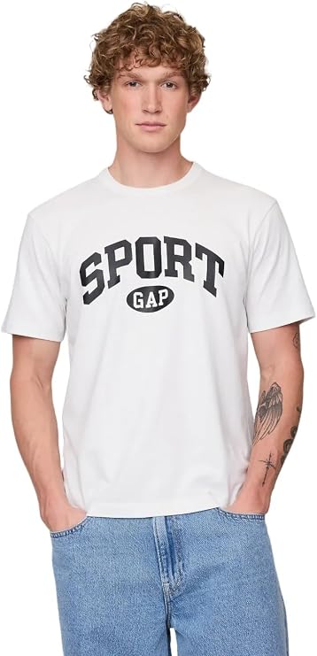 GAP Men's Tropical Novelty Logo Tee