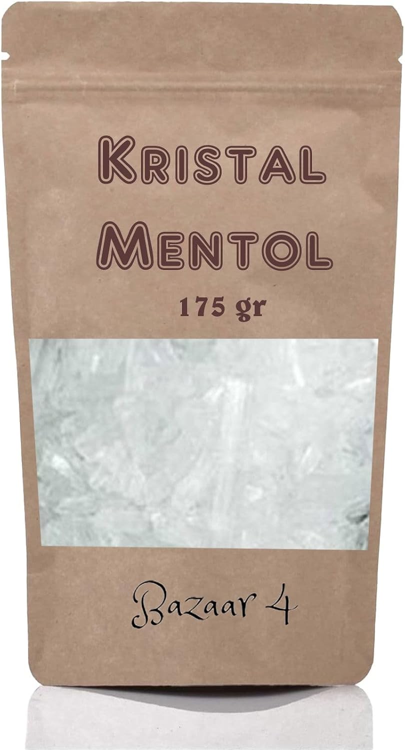 Crystal Menthol 1. Quality 175 Gr Menthol ( Sauna, Turkish Bath, Steam Bath )