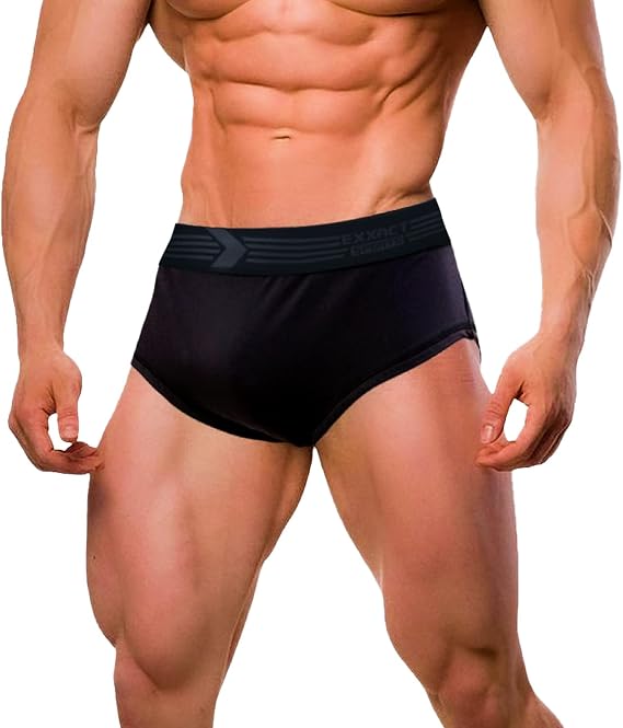 Exxact Sports Mens Elite Classic Bodybuilding Posing Trunks - Mens Trunk Underwear Posing Suits Competition Boxer Trunk Adult