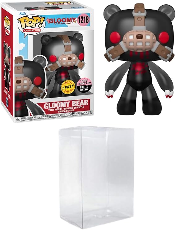 Funko Pop! Animation: Gloomy The Naughty Grizzly - Gloomy Bear Chase Toy Tokyo Exclusive Bundled with a Byron's Attic Protector
