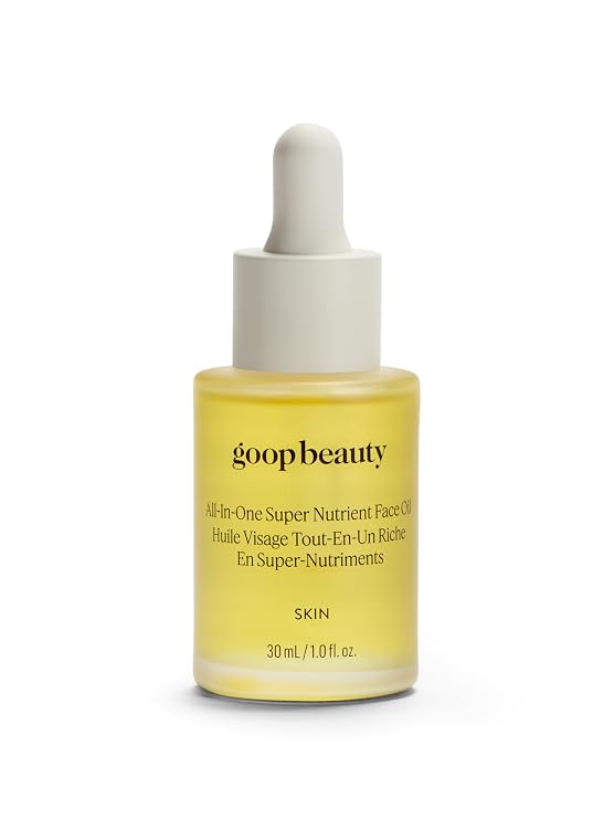 goop Beauty Nutrient Face Oil | Anti Aging Moisturizer for Smooth Skin Texture & Wrinkles | Bakuchiol, Cacay, Organic Amla | 1 fl oz
