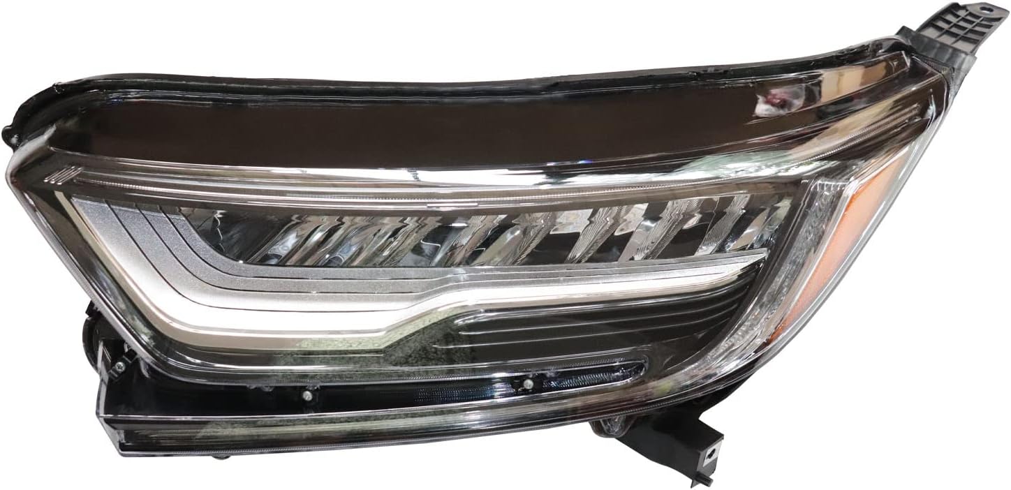 For 2017 2018 2019 2020 2021 for Honda CRV TouringHybrid EXHybrid EX-L LED Headlight Assembly, 12V Front Driver Headlamp Left Side Head Light, Clear Housing and Lens, 33150TLAA11