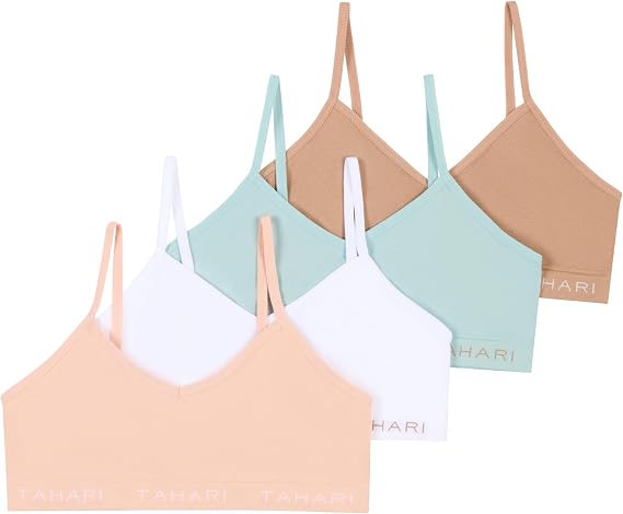 Tahari Girls 4-Pack Bralette Set