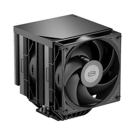 PCCOOLER RT720TC CPU Air Cooler, 270W TDP Dual Tower 7 Heat Pipes Dual Fans | 2200RPM 73.32CFM High-pressure Airflow Design, Hydraulic Bearing, Supports LGA 1851/1700/1200/115x and AMD AM5/AM4, Low Noise