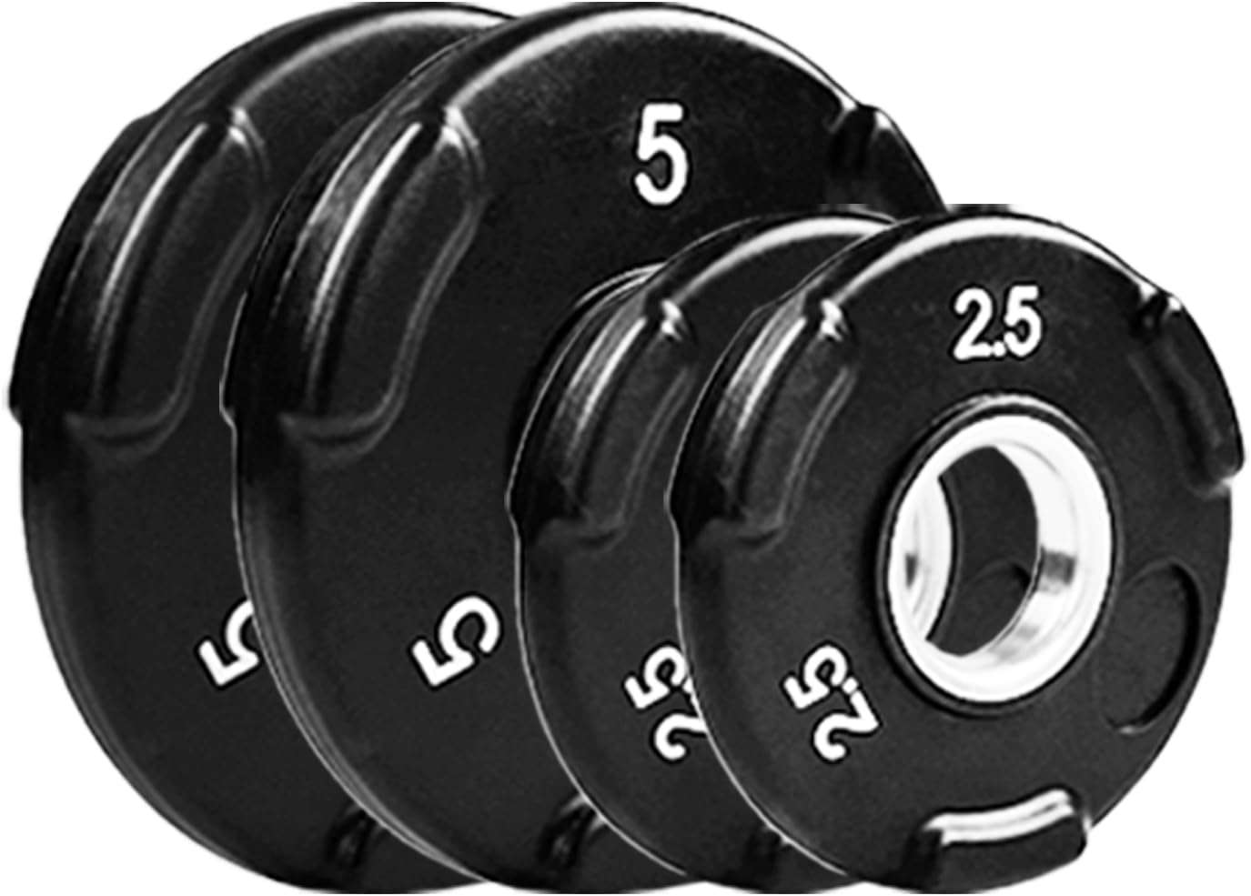 NEXO 15LB Interlocking Urethane Plate Set - Includes 2x 5s& 2x 2.5s - 15lbs. with Olympic 2 Inch Center