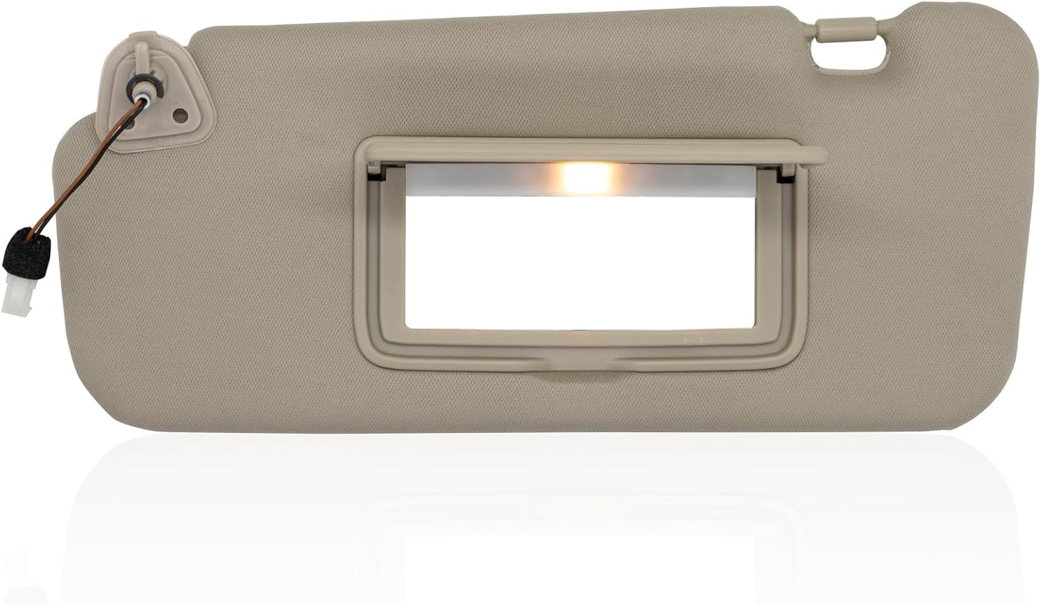 NHILES Left Driver Side Sun Visor Fits for Nissan Murano 2009 2010 2011 2012 2013 2014 Replacement Sun Shade # 96401-1AA1B Beige