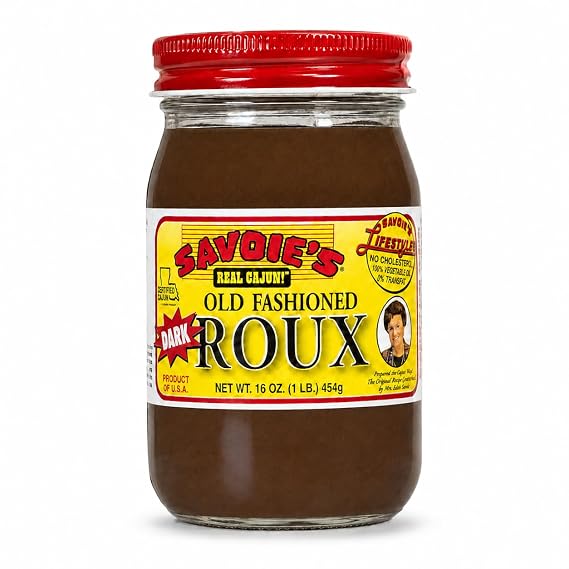 SAVOIE'S Old Fashioned Dark Roux (16 oz)