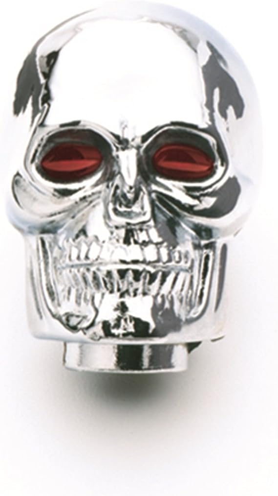 Mr. Gasket Chrome Skull Shifter Knob, Regular