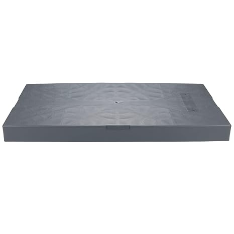 Diversitech E Lite Plastic Equipment Pad for HVAC Systems, 24" x 24" x 3", Gray (EL2424-3)