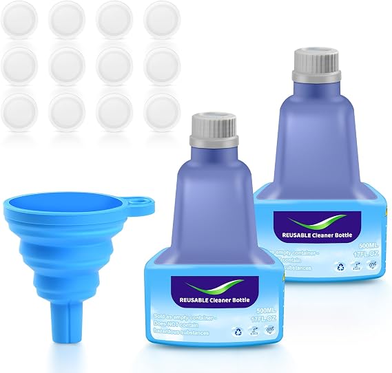 Reusable Bottle for Swiffer Wet Jet Mop, 500ml /17 FL OZ Cleaner Solution Empty Bottle