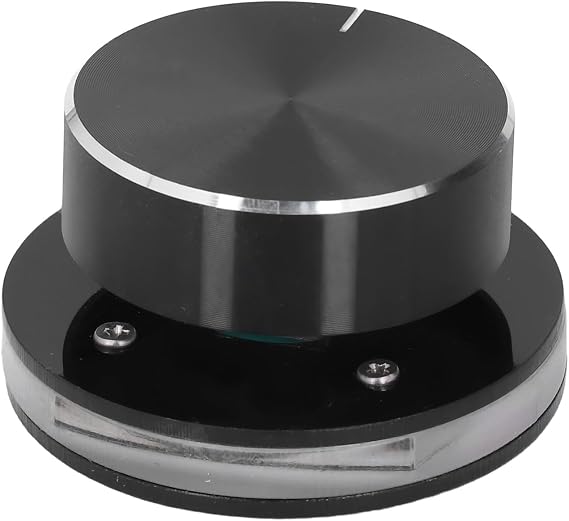 USB Volume Control Knob with RGB Light for Android System, PC Multimedia, Type C External Media Adjustment Controller