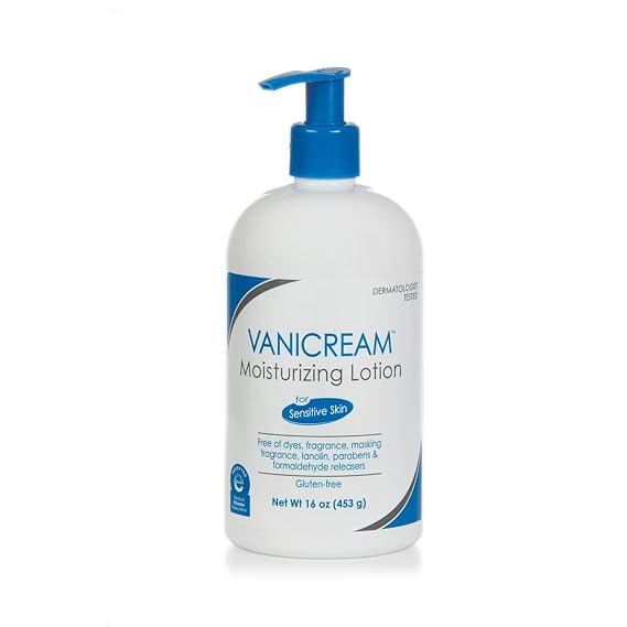 Vanicream Moisturizing Lotion, Body and Face Moisturizer, 16 Oz Pump