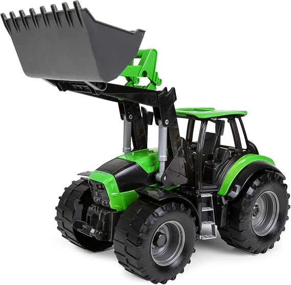 Lena Tractor Deutz-Fahr Agrotron 7250 Ttv Farm Toy, Realistic Scoop Lifts and Moves Like Its Real-World Counterpart