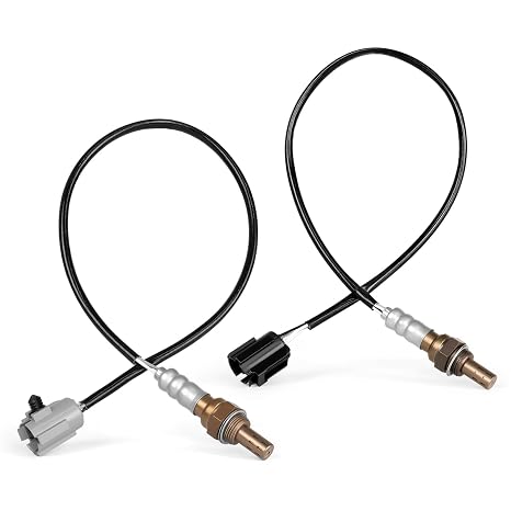 2PCS 234-4077 234-4078 O2 Oxygen Sensor Upstream and Downstream | Compatible with Dodge, Jeep & Plymouth - 1997-2000 Dakota Durango B1500/B2500/B3500 Van Cherokee TJ Wrangler Prowler