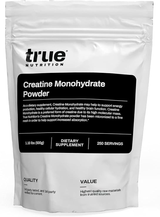 True Nutrition Creatine Monohydrate Powder, 500g