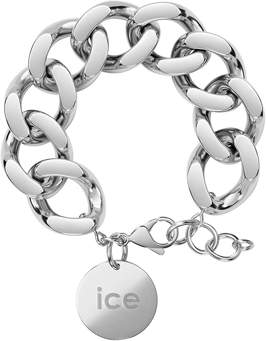 ICE - Jewellery - Chain Bracelet - Chunky chain bracelet for women with a gold medal