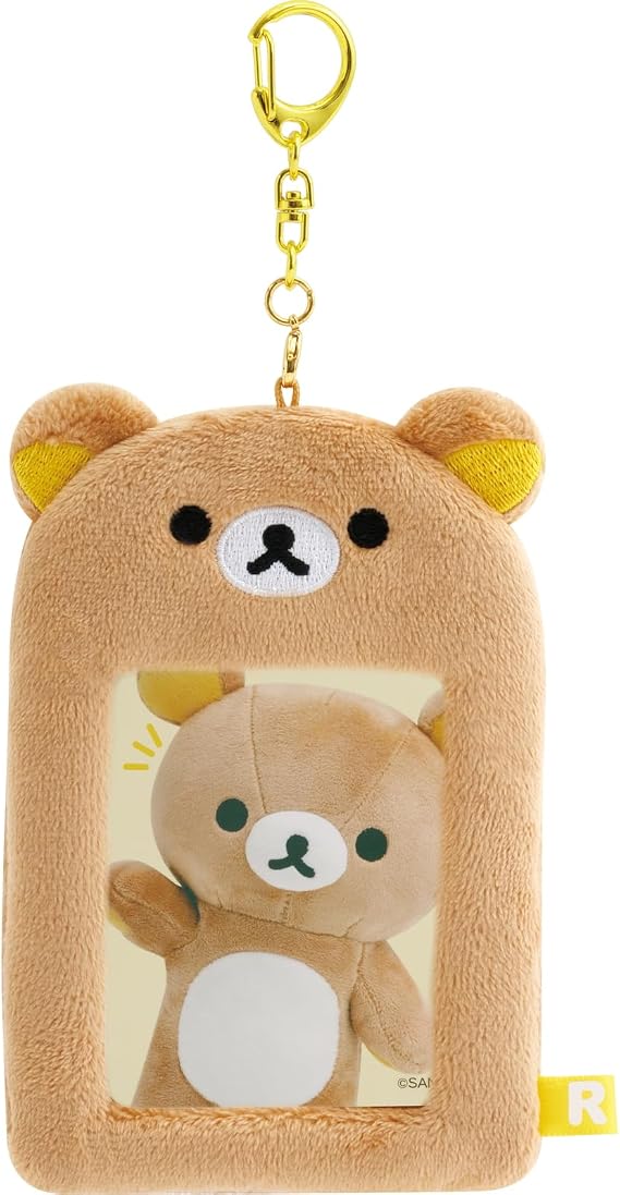 San-X Rilakkuma Plush Photo Keychain