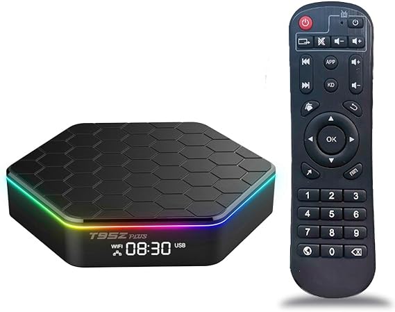 T95Z Plus Android 12.0 TV Box 4+32G 8K HDR Compatible TV Box 2.4G/5G WiFi 6 100M LAN Bluetooth 5.0 Set Top Box