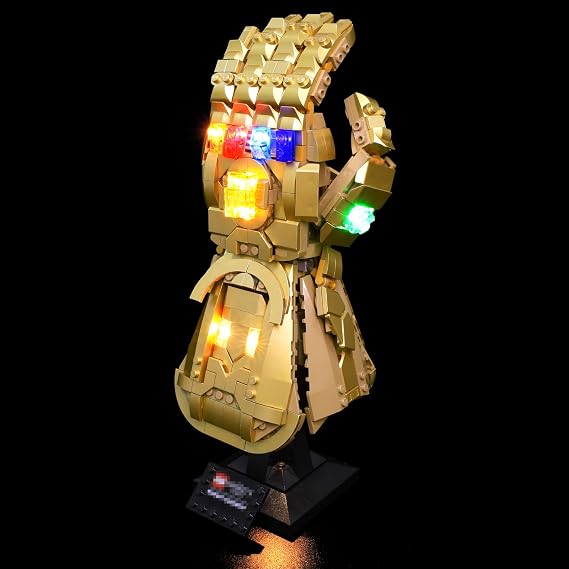 Led Light for Lego 76191 Infinity Gauntlet, Led Lighting Kit for Lego 76191 Building Blocks Model(Model not Included)