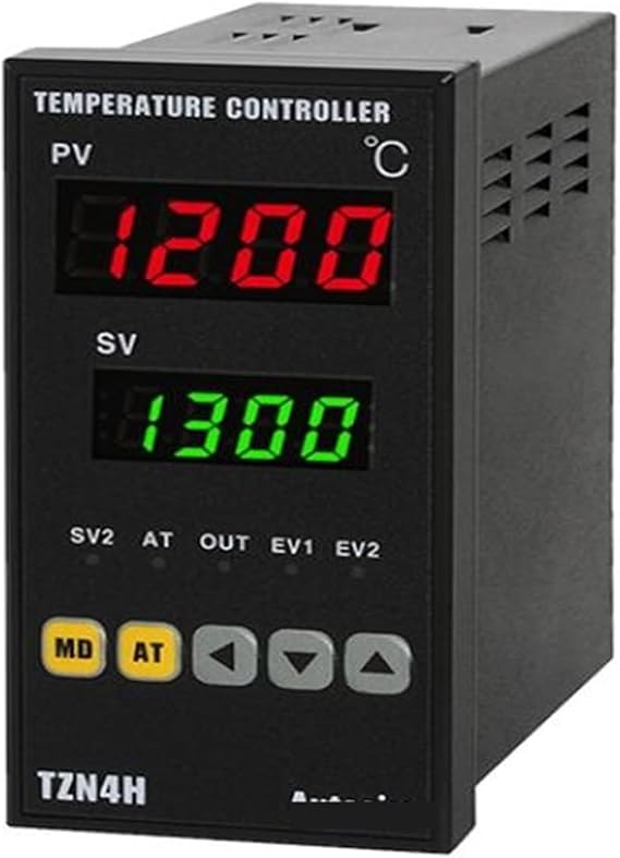 Pid Temperature Controller TZN4H-B4R PID Temp Control, W48xH96mm, Digital, Relay Output, 2 Alarm Outputs, RS485, 100-240VAC Temperature Thermostat Controllers