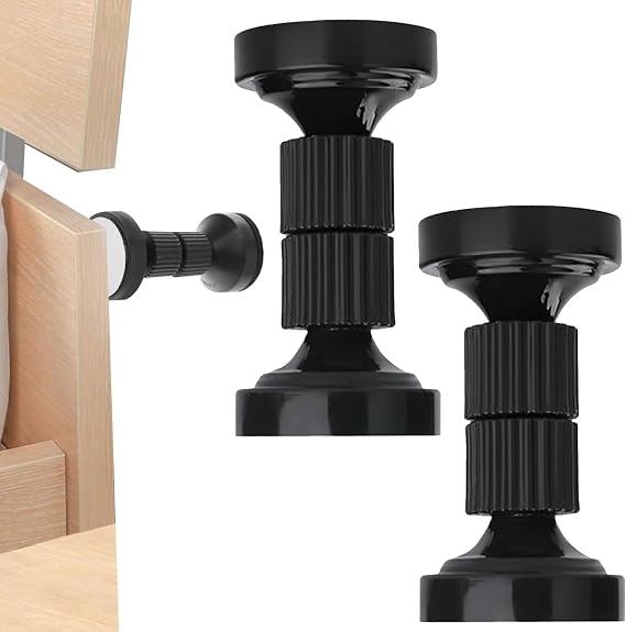2PCS Headboard Stoppers – Adjustable Bed Wall Stoppers Anti-Shake Tools – Protect Wall & Reduce Noise for Headboards and Furniture – Non-Slip Design for Quiet, Stable Sleep