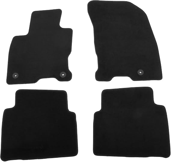 Fit 2020-2026 Lincoln Corsair 4DR Nylon Car Floor Mats | IKON MOTORSPORTS, OE Style Black Driver Passenger Car Carpets, Front Rear 4PCS Full Set