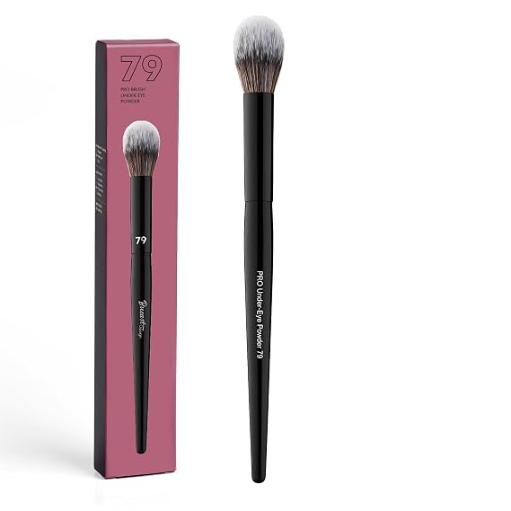 Bueart Design Pro Under-Eye Powder Makeup Brush 79 with Premium Hair