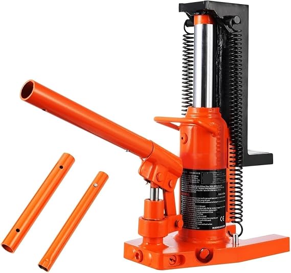 Hydraulic Toe Jack 2.5 Ton Jack Lift Capacity Machine Jack 0.8-5.3 in Toe Height 8.9 Top