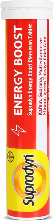 Supradyn Energy Boost Efervesan Tablet l Kafein, Guarana, Multivitamin ve Mineral